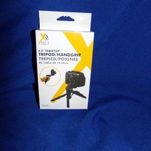 New Xit Photo Selfie 6.5in Tabletop Tripod Handgrip w/ 12 Adjustable Lock Points